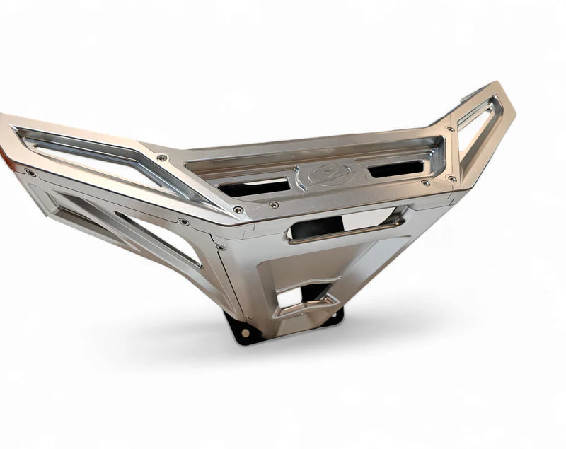 Elektric Offroad 2022-2025 Polaris Rzr Pro R/ Turbo R Billet Front Winch Bumper Anodized Clear