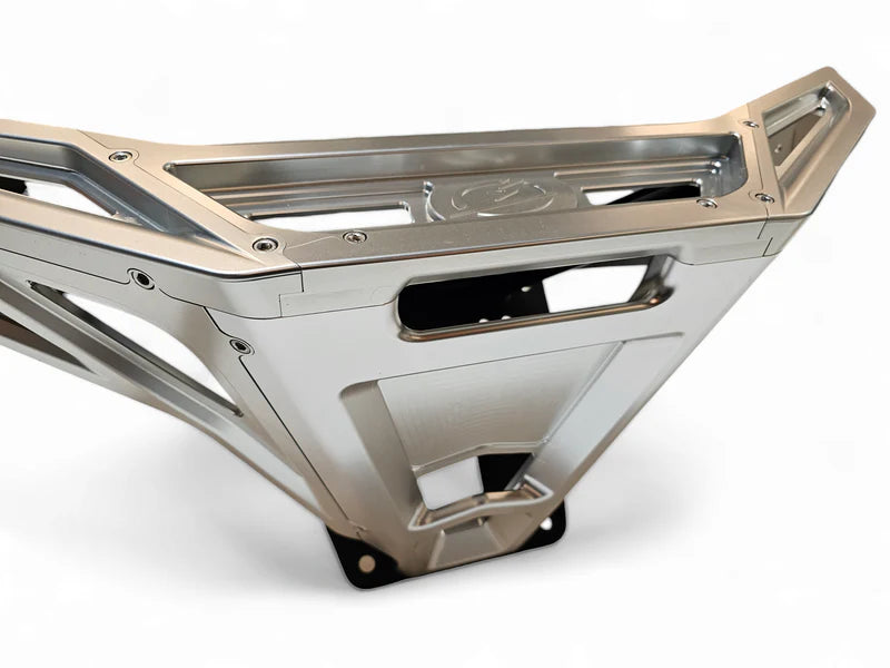 Elektric Offroad 2022-2025 Polaris Rzr Pro R/ Turbo R Billet Front Winch Bumper Anodized Clear