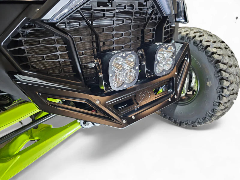 Elektric Offroad 2022-2025 Polaris Rzr Pro R/ Turbo R Billet Front Winch Bumper Anodized Black