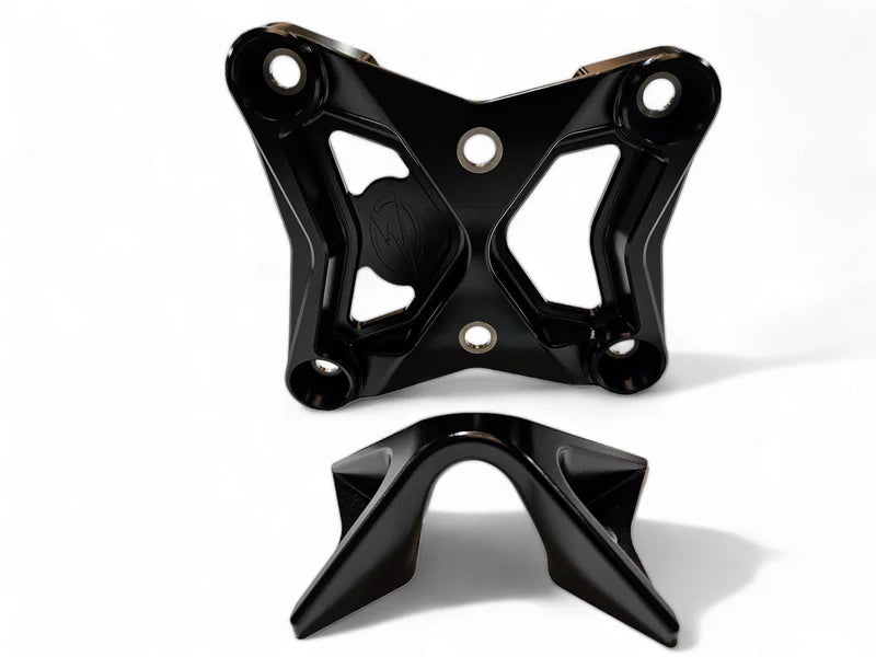 Elektric Offroad 2017-2021 Can Am X3 Maverick Volt Radius Rod Plate Anodized Black  (Works with factory radius rods)