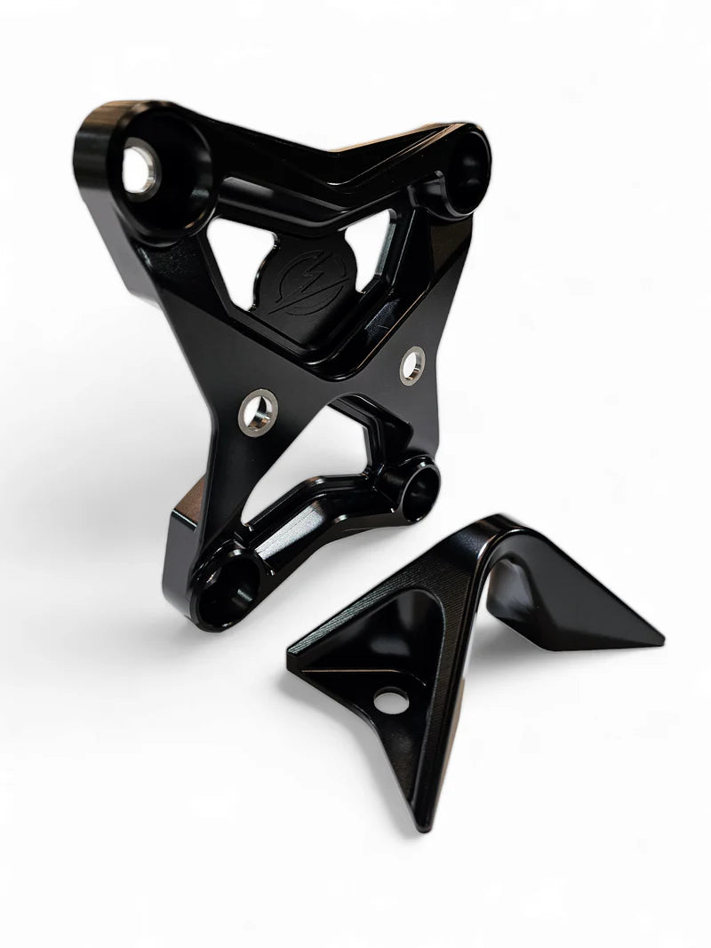 Elektric Offroad 2017-2021 Can Am X3 Maverick Volt Radius Rod Plate Anodized Black  (Works with factory radius rods)