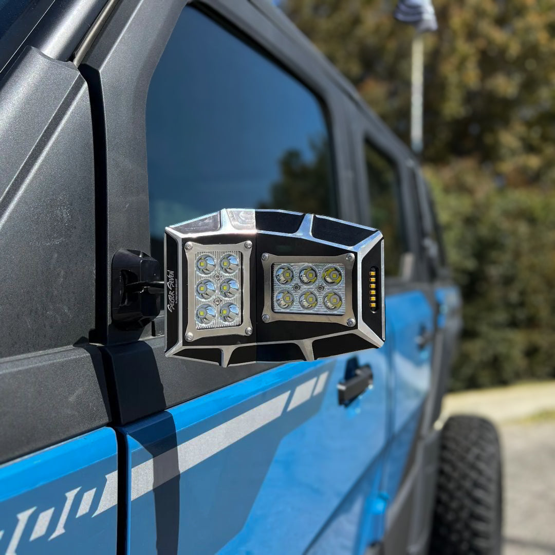 Sector Seven UTV Mirror Mount Kit (Polaris Xpedition)