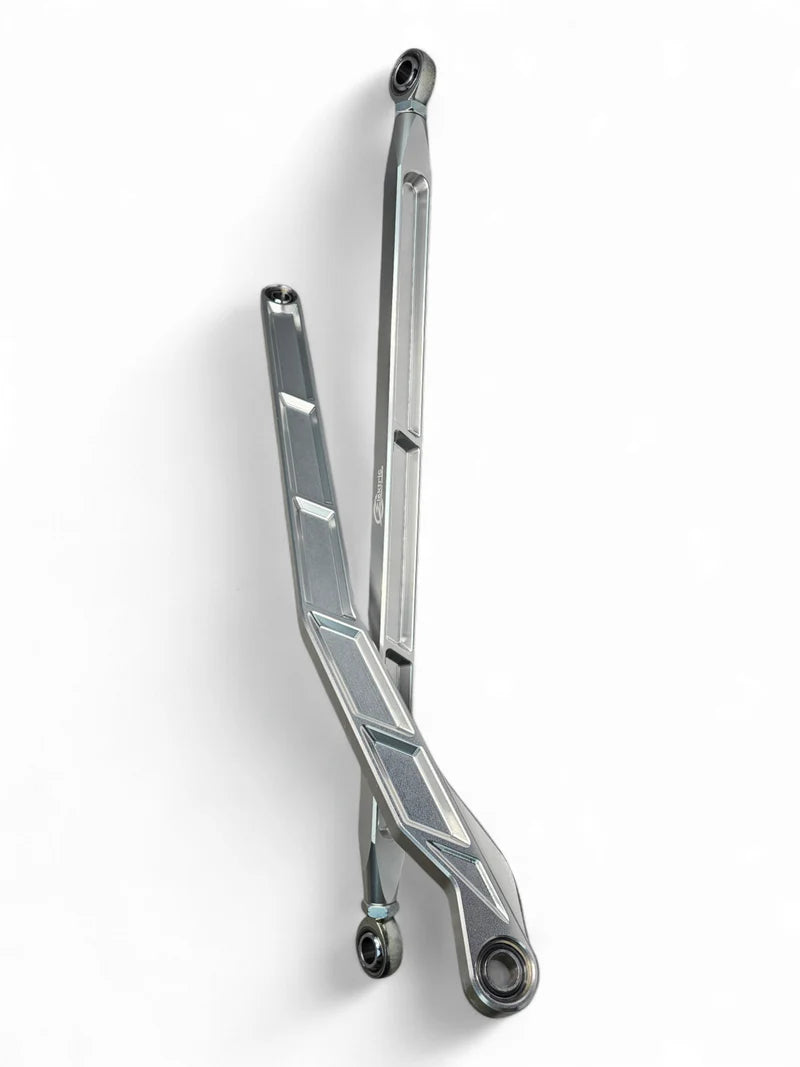 Elektric Offroad 2022+ Polaris RZR Pro R, Pro S, Turbo R Billet High Clearance Radius Rods Anodized Clear