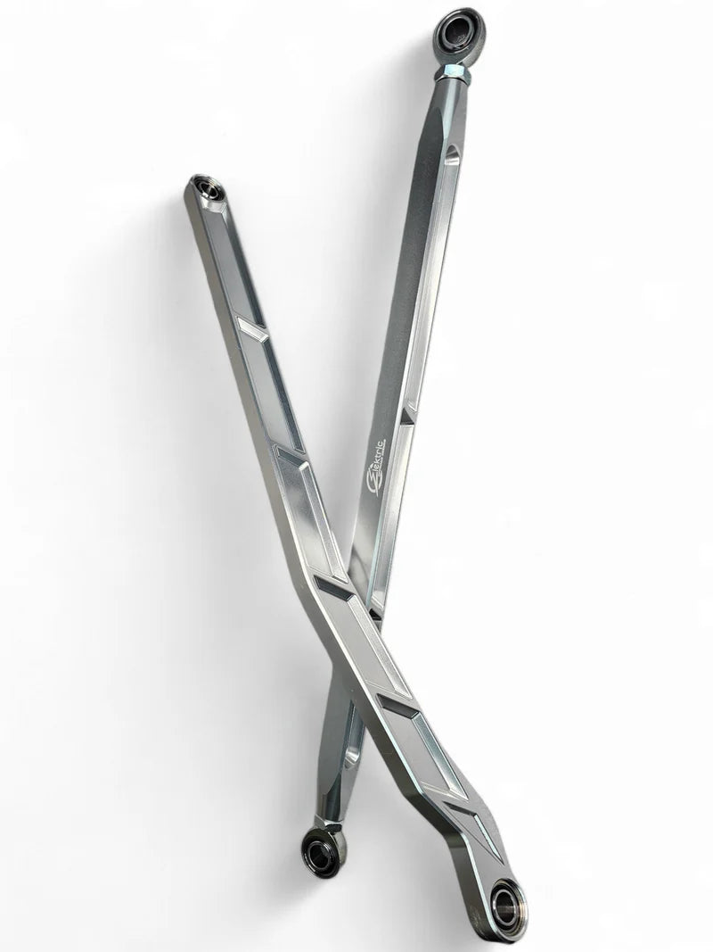 Elektric Offroad 2022+ Polaris RZR Pro R, Pro S, Turbo R Billet High Clearance Radius Rods Anodized Clear