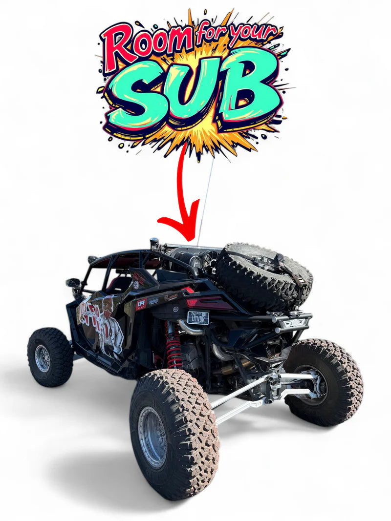 Elektric Offroad 2022+ Polaris RZR Pro R Amp Rear Tire Rack Bumper Combo