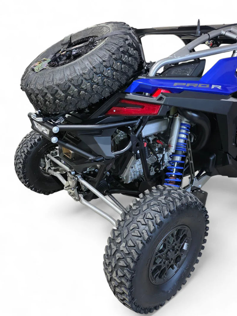 Elektric Offroad 2022+ Polaris RZR Pro R Amp Rear Tire Rack Bumper Combo