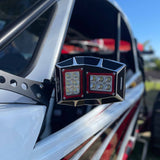 Sector Seven Sawtooth Black LED Lighted Mirrors (M10-1.25)
