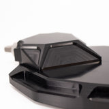 Sector Seven Stealth Navigator Mirrors With Light Brackets (M10-1.25 Threaded Ball Mount)