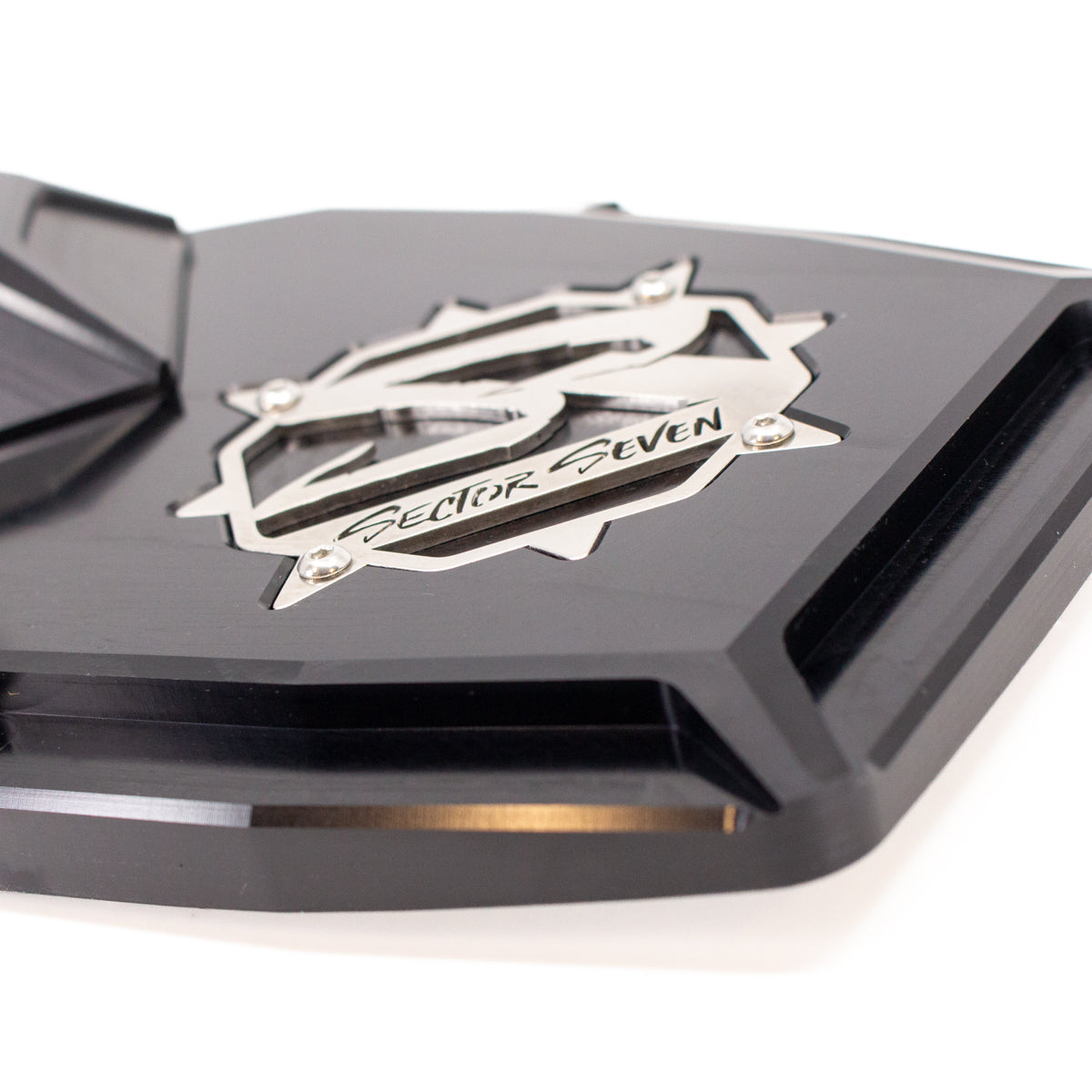 Sector Seven Stealth Navigator Mirrors With Light Brackets (M10-1.25 Threaded Ball Mount)