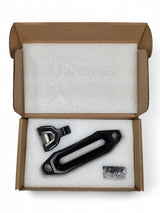 Elektric Offroad Winch Hawse Fairlead and Hook Combo Anodized Black