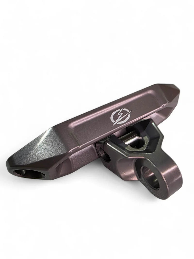 Elektric Offroad Winch Hawse Fairlead and Hook Combo Anodized Gun Metal