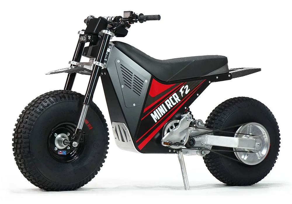 Mini RCR RCR F2 Electric Bike Red with Black Carbon Fenders