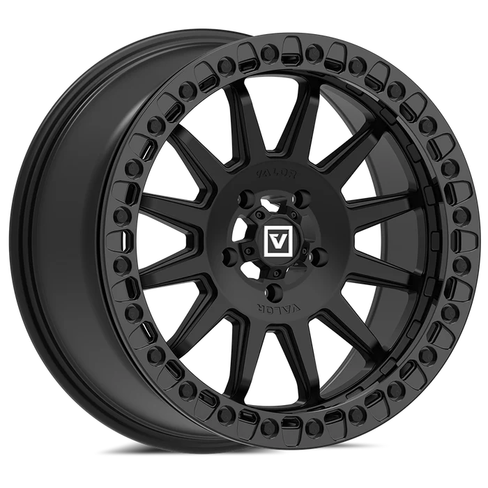 Valor Offroad V09 Beadlock UTV Wheel Satin Black
