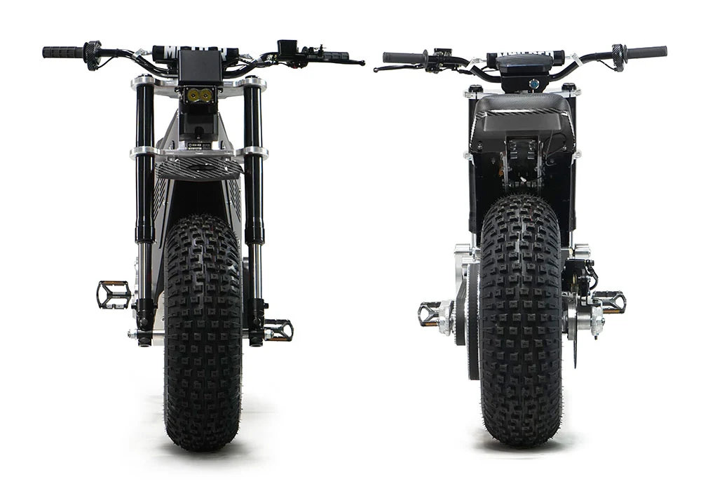 Mini RCR RCR F2 Electric Bike Pink with Black Carbon Fenders
