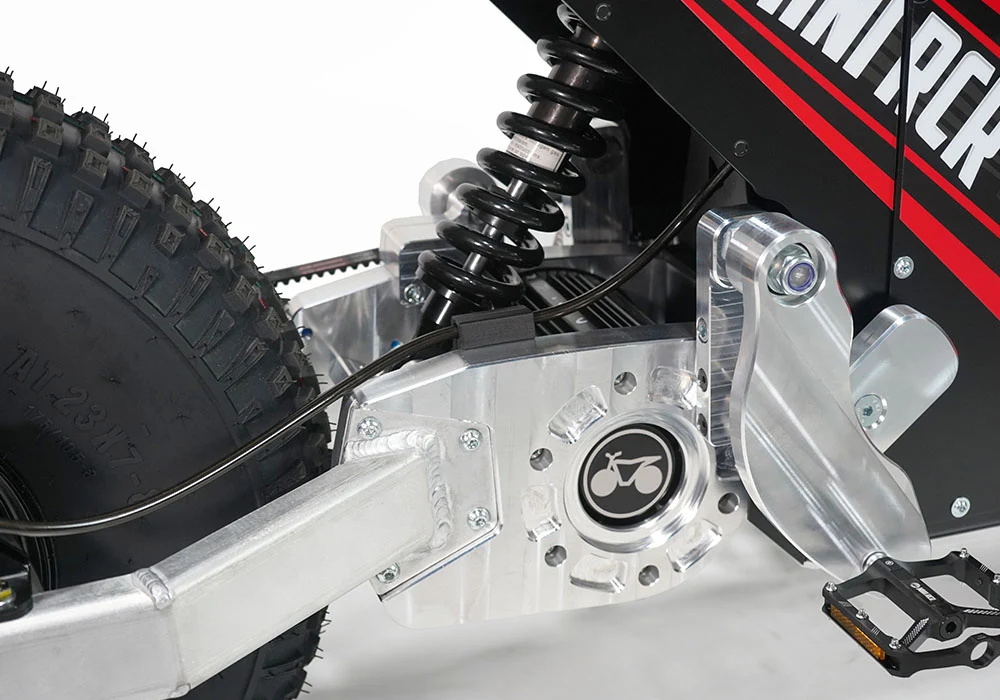 Mini RCR RCR F2 Electric Bike Red with Black Carbon Fenders