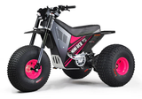 Mini RCR T3 Electric 3 Wheeler Bike (Special Edition) Pink with Black Carbon Fenders