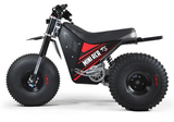 Mini RCR T3 Electric 3 Wheeler Bike Red with Black Fenders