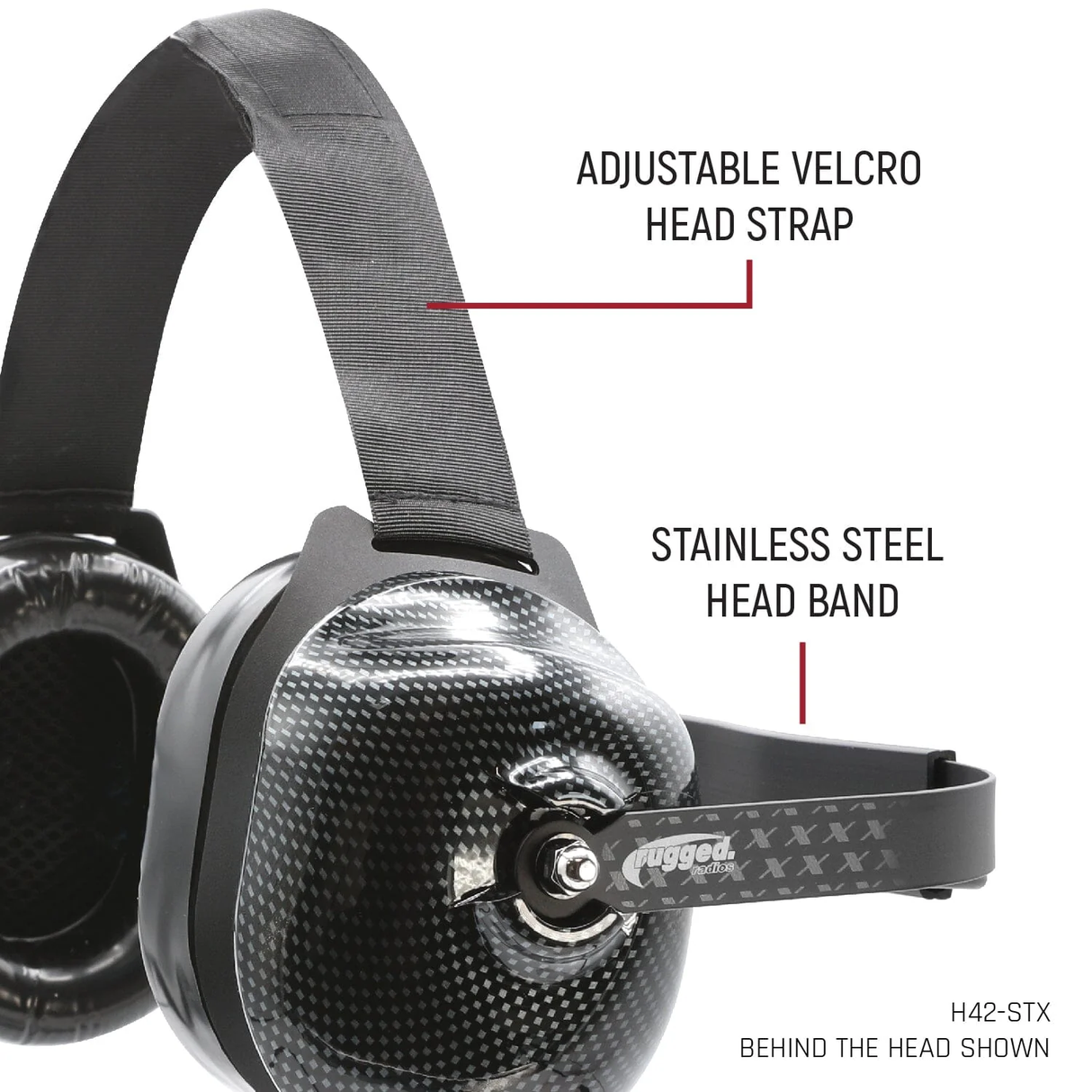Rugged Radios ULTIMATE Alpha Audio Stereo Headset with Volume Control