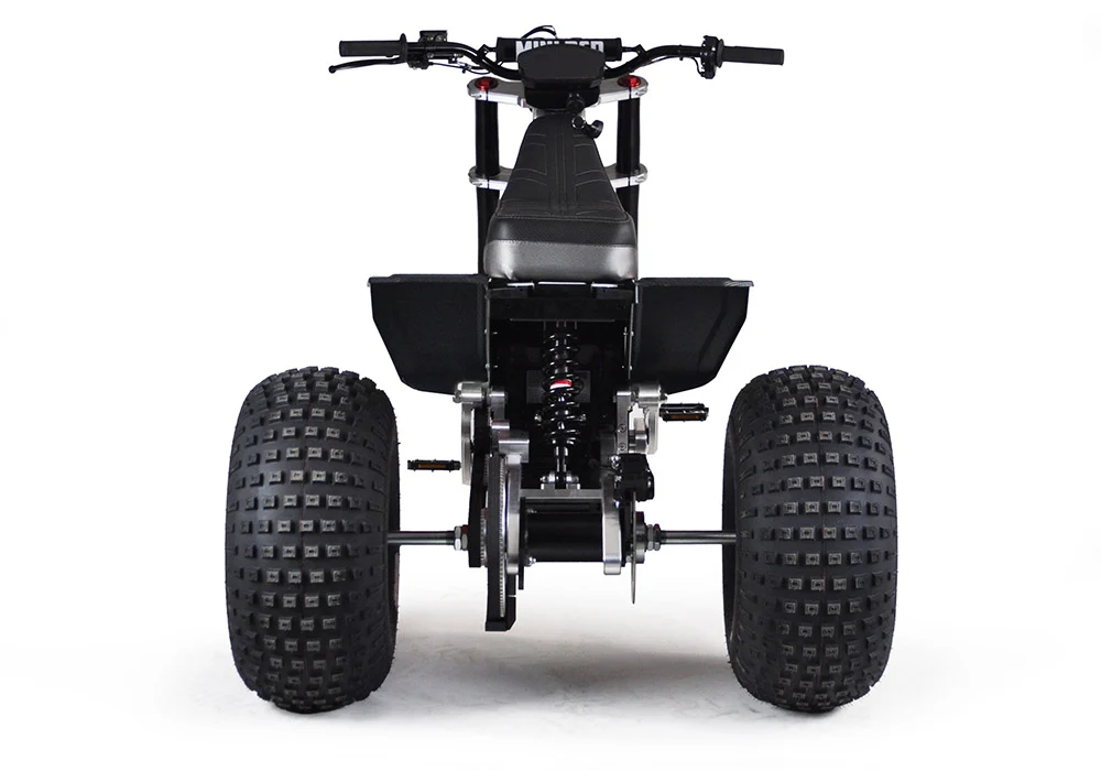 Mini RCR T3 Electric 3 Wheeler Bike Red with Black Fenders