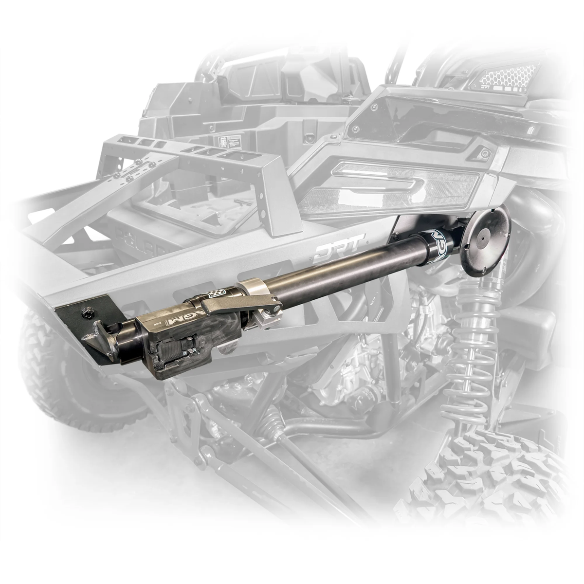 DRT Motorsports  Polaris Pro R Desert Runner Fixed Tire Carrier AGM Electric Jack Holder Kit