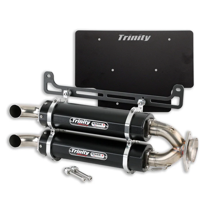 Trinity Racing Polaris Xpedition Stage 5 Dual Exahust- Slip On