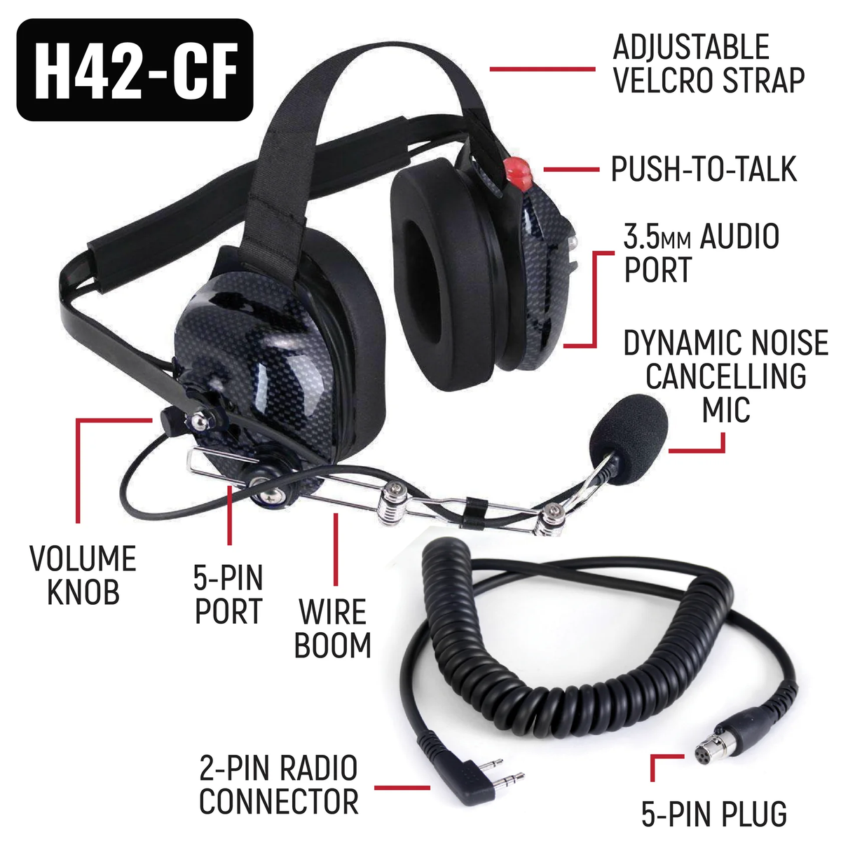 Rugged Radios NASCAR Driver and Crew Chief Racing Kit with R1 Radios