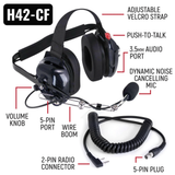 Rugged Radios NASCAR Driver and Crew Chief Racing Kit with R1 Radios