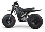 Mini RCR T3 Electric 3 Wheeler Bike Black with Black Carbon Fenders