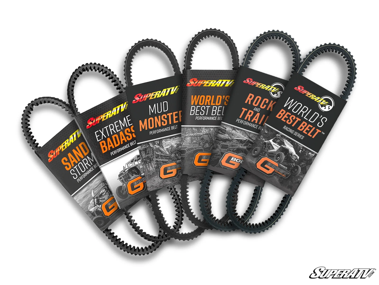SuperATV G-Boost Drive Belts for Polaris RZR XP/XPT/RS1/Xpedition/Ranger 1000