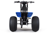 Mini RCR T3 Electric 3 Wheeler Bike Blue with Blue Fenders