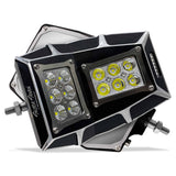 Sector Seven Sawtooth LED Lighted Mirrors (M10-1.25) (mounts sold separately)