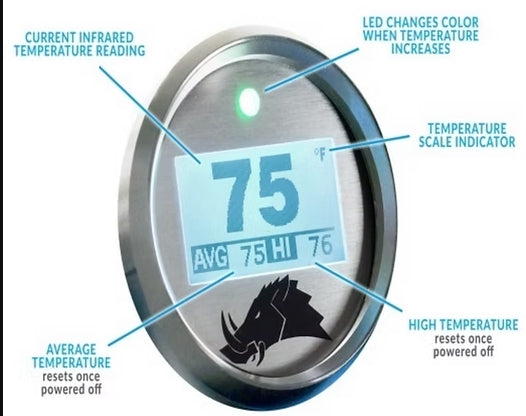 Razorback Technology 3.2 Dimmable Infrared Belt Temp Gauge