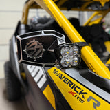 Sector Seven Navigator Mirrors with Light Brackets (M10-1.25 Threaded Ball Mount)