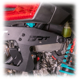 DRT Motorsports  Polaris Pro R Desert Runner Fixed Tire Carrier AGM Electric Jack Holder Kit