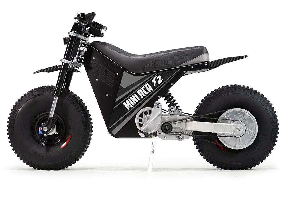 Mini RCR RCR F2 Electric Bike Black with Black Carbon Fenders