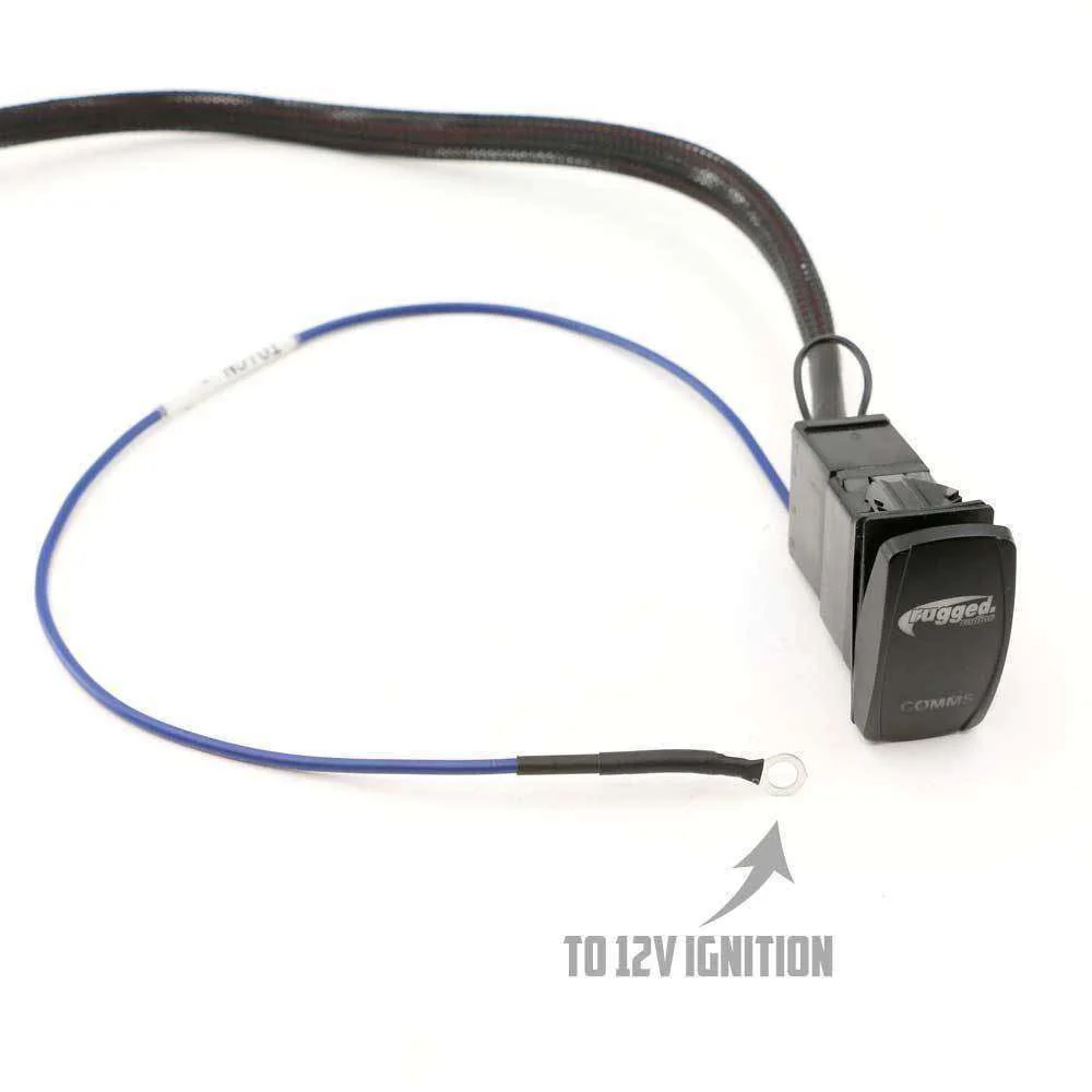 Rugged Radios Rocker Power Switch for Waterproof Mobile Radios and Rugged Intercoms