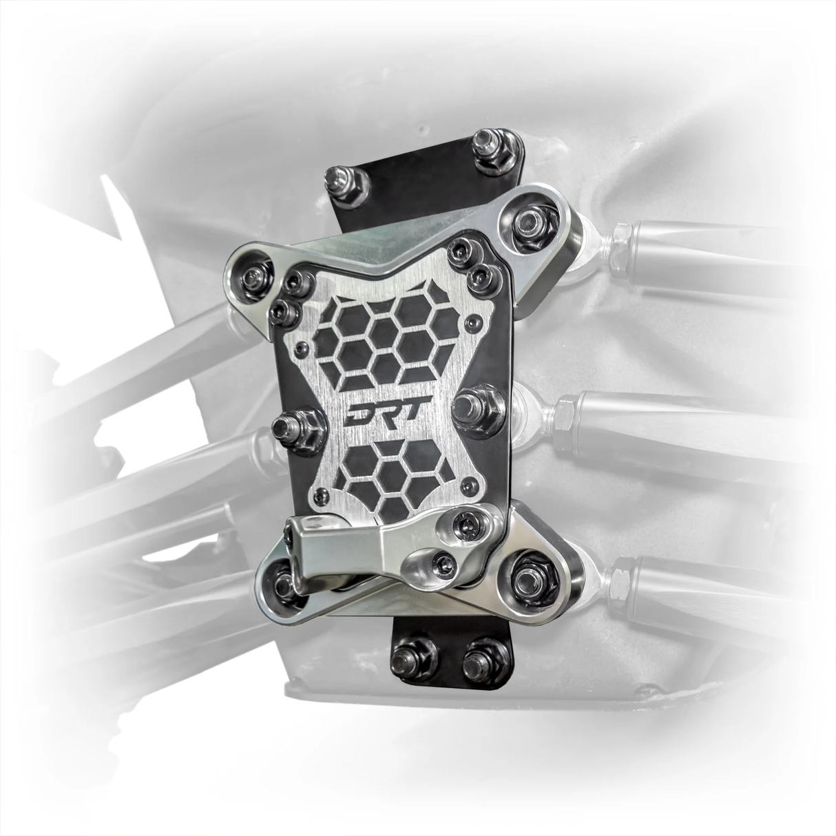 DRT Motorsports  Can-Am Maverick X3 2017+ Billet Aluminum 3-PC Radius Rod Plate Kit