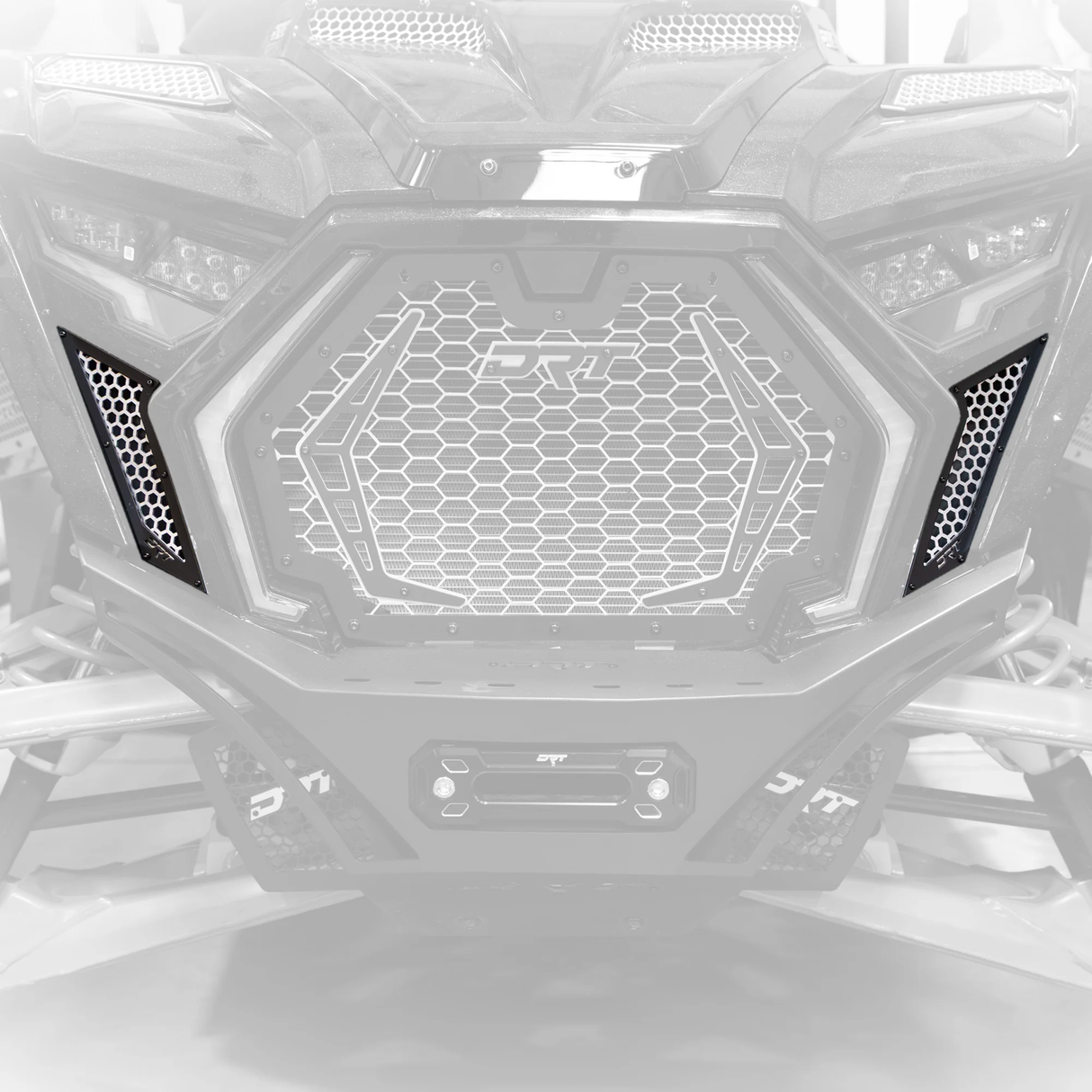 DRT Motorsports Polaris 2025+ RZR Pro XP/Pro S /Pro R Aluminum Lower Front Grill Kit - Black