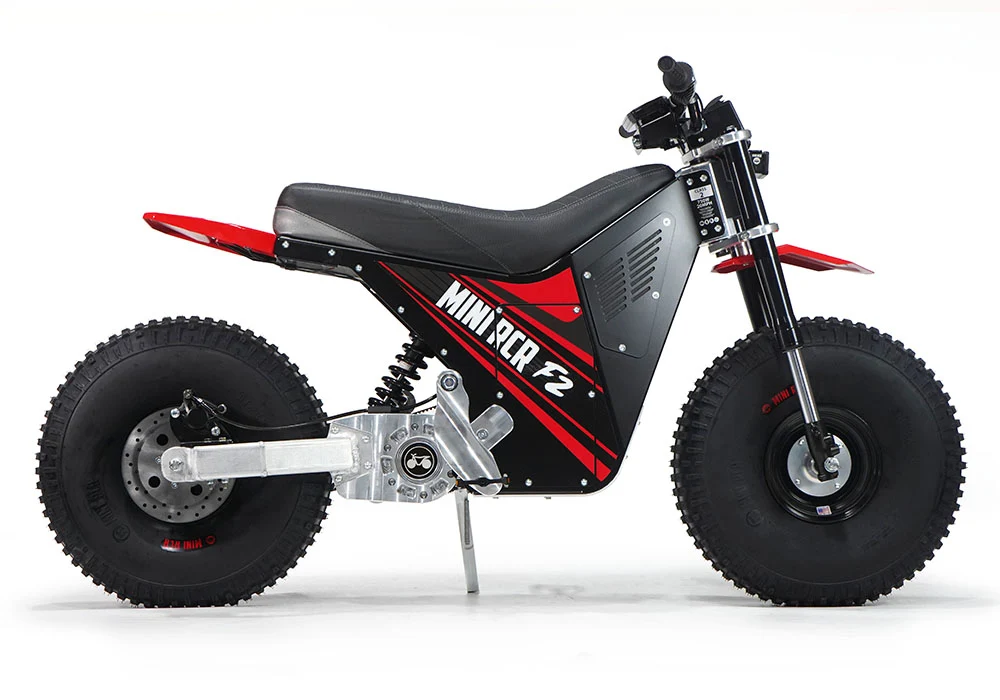 Mini RCR RCR F2 Electric Bike Red with Red Fenders