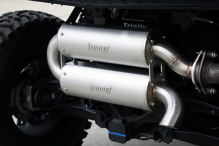 Trinity Racing Polaris Xpedition Dual Muffler Exhaust Quiet Slip On