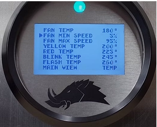Razorback Technology 3.2 BLACKOUT Dimmable Infrared Belt Temp Gauge