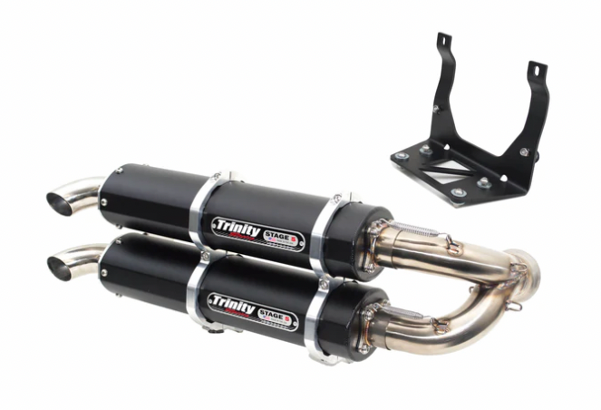 Trinity Racing Slip-On Dual Exhaust for Can-Am Maverick X3
