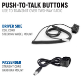 Rugged Radios Can-Am Maverick R Complete Communication Kit Rocker Switch Bluetooth 696PLUS Remote Head Intercom and 2-Way M1 VHF Business BrandRadio