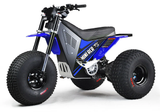 Mini RCR T3 Electric 3 Wheeler Bike Blue with Blue Fenders