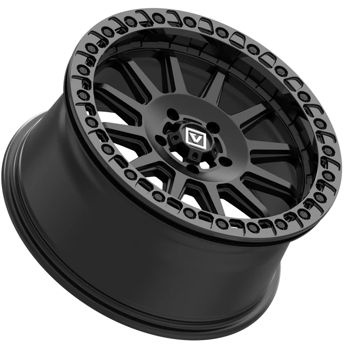 Valor Offroad V09 Beadlock UTV Wheel Satin Black