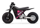 Mini RCR RCR F2 Electric Bike Pink with Black Carbon Fenders