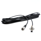Rugged Radios 17 Ft Antenna Coax Cable with 3/8" NMO (TM) Thick Mount