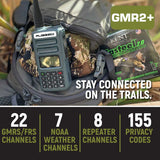 Rugged Radios Rugged GMR2 PLUS - GMRS and FRS Two Way Handheld Radio with Hand Mic