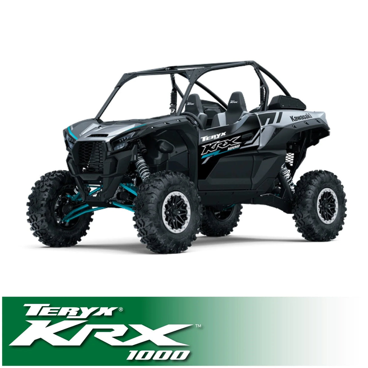 Rugged Radios Kawasaki Teryx KRX Complete Communication Kit with Bluetooth STX Stereo Intercom and M1 VHF Business Band  2-Way Radio with Dash Mount
