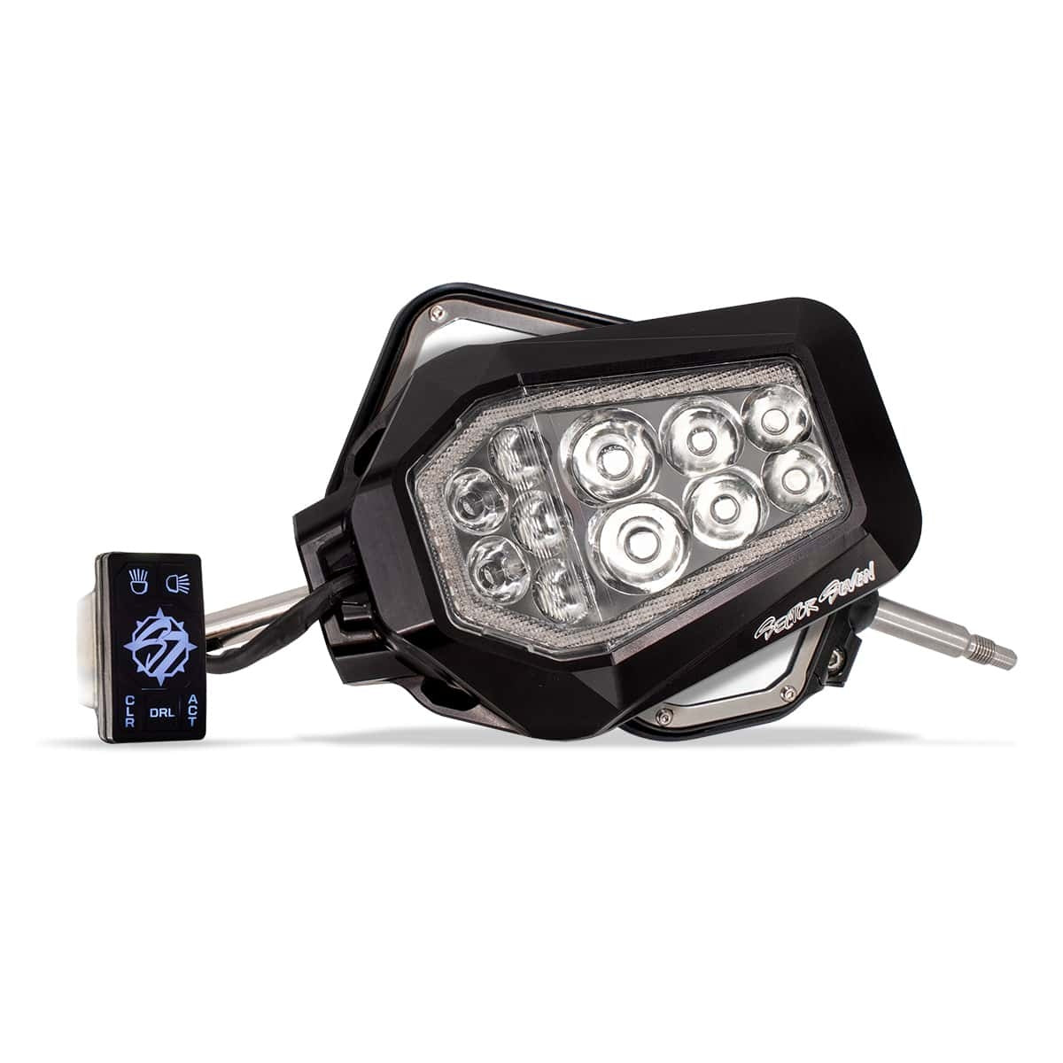 Sector Seven PRIZM LED Lighted Mirrors (Inc. Wire Harness & Switch) Mounts Sold Separately